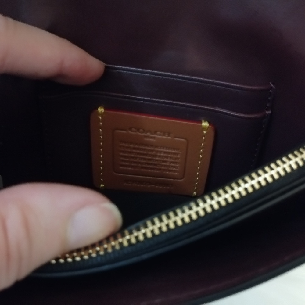 Coach 1941 Tearose Glovetanned Leather Clutch - Picture 6 of 7